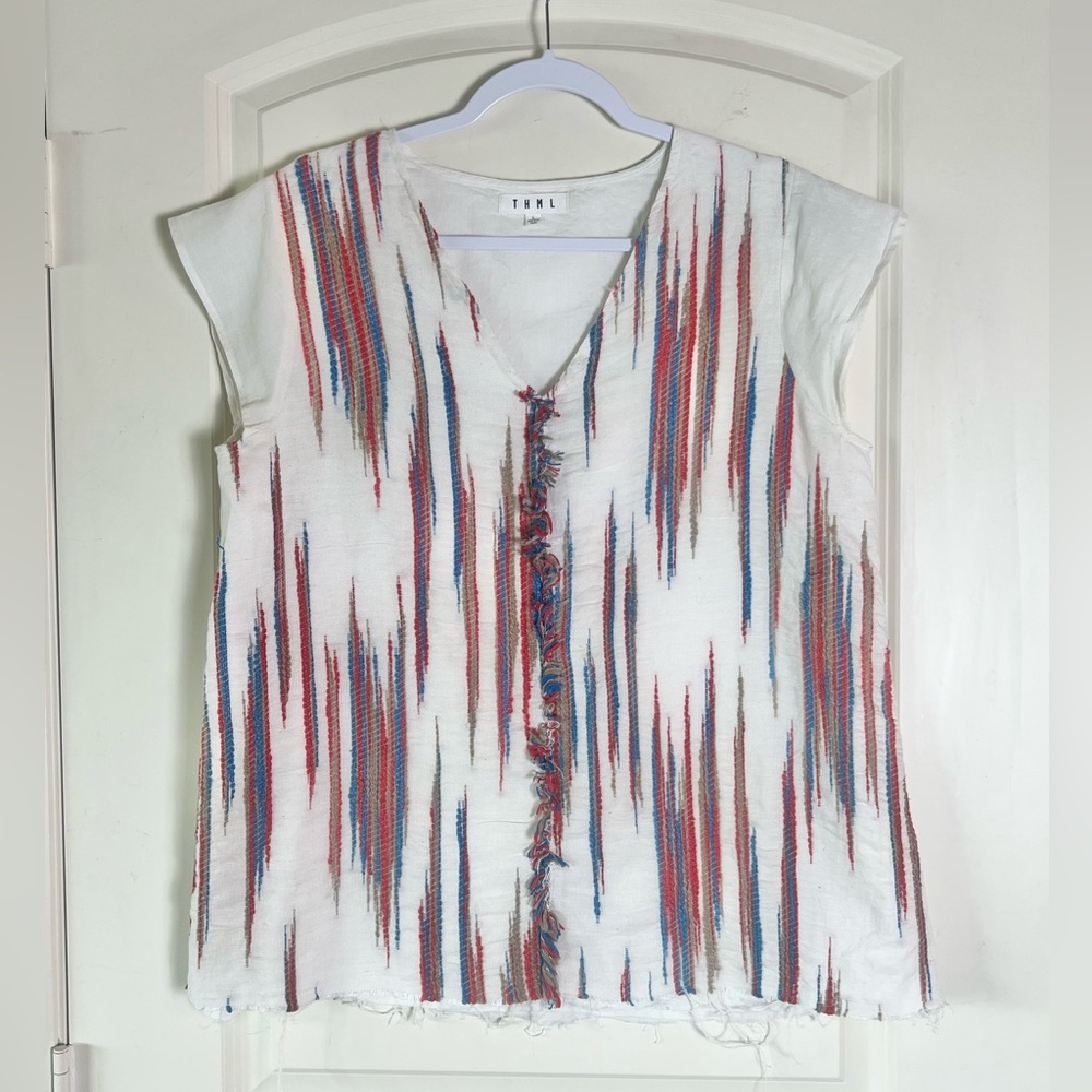 THML Gauzy Boho thread Blouse, lined